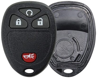 1Pcs 4 Knoppen Keyless Entry Remote Key Shell Voor Buick Cadillac Chevy Gmc Handzender Auto Entry Sleutelhanger shell Case 4b Rs