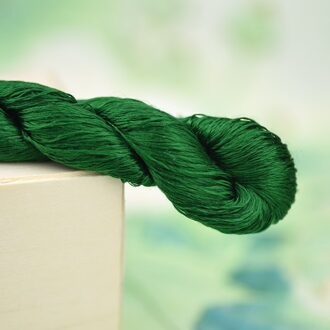 1Pcs/400M Zijde Borduurgaren/100% Zijden Draad/Hand Borduren Borduren Kruissteek/Medium groen/8 Zuivere Kleuren