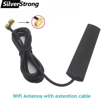 1Pcs 4dbi,90 ° Sma Connector,Wifi Antenne, 4G Mier, 2M Lange, universele Voor Android Auto Dvd-speler 700-2700Mhz