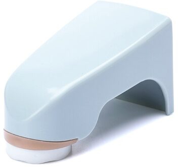 1Pcs 5 Kleur Badkamer Accessoires Magnetische Zeep Houders Houten Zeepbakje Met Sticker Zeep Planken Wandmontage Opbergrek Blauw