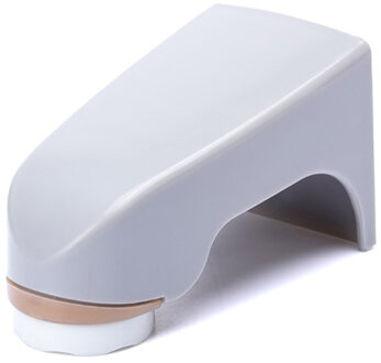 1Pcs 5 Kleur Badkamer Accessoires Magnetische Zeep Houders Houten Zeepbakje Met Sticker Zeep Planken Wandmontage Opbergrek licht grijs