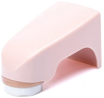 1Pcs 5 Kleur Badkamer Accessoires Magnetische Zeep Houders Houten Zeepbakje Met Sticker Zeep Planken Wandmontage Opbergrek Roze