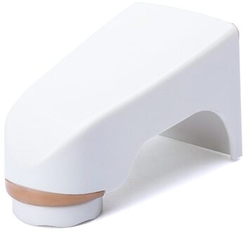 1Pcs 5 Kleur Badkamer Accessoires Magnetische Zeep Houders Houten Zeepbakje Met Sticker Zeep Planken Wandmontage Opbergrek wit