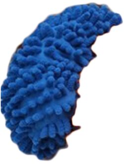 1pcs 5 Kleuren Dust Mop Slipper Huis Cleaner Lui Floor Afstoffen Cleaning Foot Schoen Stofkap Mop Slipper blauw