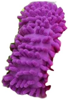 1pcs 5 Kleuren Dust Mop Slipper Huis Cleaner Lui Floor Afstoffen Cleaning Foot Schoen Stofkap Mop Slipper paars