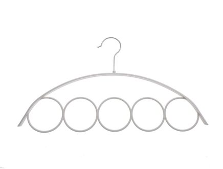 1Pcs 5Hole Ring Rope Slots Holder Hook Scarf Wraps Shawl Opslag Hanger Ring Ties Hanger/Riem Rack /Sjaals Organizer Holder Hook