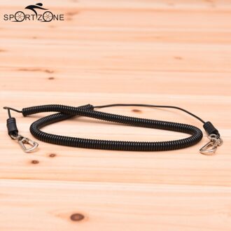 1Pcs 5M Opgerolde Fishing Gemiste Rope Fish Pole Rod Protector Fish Elastic Plastic Rope Line Fishing Tackle Tool