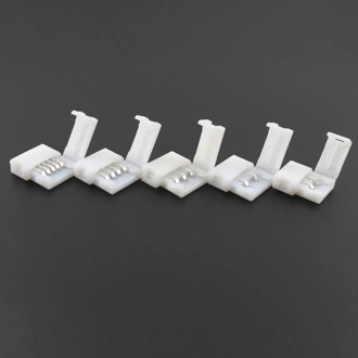 1PCS 5PCS DC 2 3 4 5 Pin Connector Single color RGB Led strip 2pin 3pin 4pin 5pin Connector For Connecting RGB RGBW LED Strip
