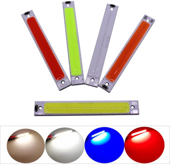 1PCS 60x8mm 6008 COB LED Bulb 3W Light Warm Cold White Blue Red LED COB Strip Bulb DC 3V 6V Chip for DIY Work Bicycle Lighting