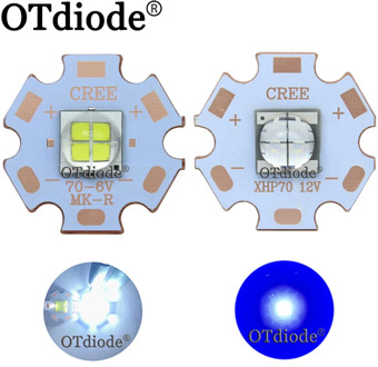 1PCS 7070 20W 6V12V Led replace Cree XHP70.2 XHP50.2 LED Emitter Cool White 6500K Car Light Diode Chip Light with Copper PCB