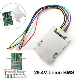 1pcs 7S 29.4V BMS Lithium Battery Protection Board Charger Module with Balance for 18650 Li-ion Lithium Battery