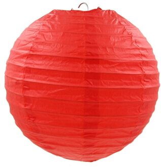 1PCs 8 Inch Ronde Chinese Papieren Lantaarns Kleurrijke Verjaardag Bruiloft Decor Ambachtelijke DIY Lampion Opknoping Bal Festival Lantaarn Rood