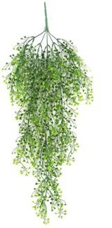 1Pcs 80Cm Kunstbloemen Wijnstok Lvy Leaf Muur Opknoping Simulatie Zijden Nep Bloemen Planten Vine Home Party Bruiloft decoratie 3