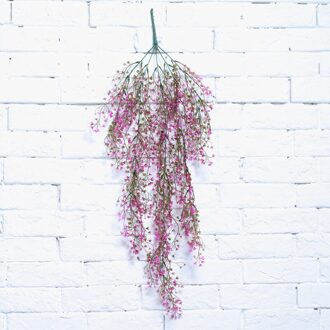 1Pcs 80Cm Kunstbloemen Wijnstok Lvy Leaf Muur Opknoping Simulatie Zijden Nep Bloemen Planten Vine Home Party Bruiloft decoratie 5