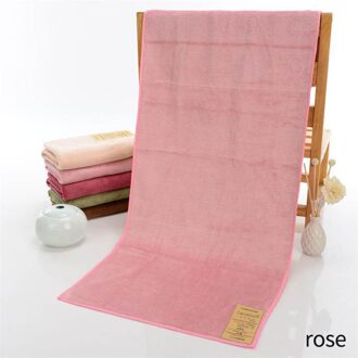 1Pcs 85*34Cm Badhanddoek Sneldrogende Super Absorberende Thicken Microfiber Badkamer Accessoires Zachte Japanse Stijl roos