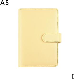 1Pcs A5 A6 Klassieke Losse Blad Handbook Shell Bindmiddel Ring Planner Cover Maandelijkse Dagboek Multifunctionele Briefpapier Notebook We J8I2