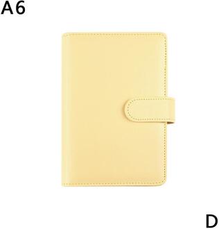 1Pcs A5 A6 Klassieke Losse Blad Handbook Shell Bindmiddel Ring Planner Cover Maandelijkse Dagboek Multifunctionele Briefpapier Notebook We J8I2