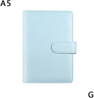 1Pcs A5 A6 Klassieke Losse Blad Handbook Shell Bindmiddel Ring Planner Cover Maandelijkse Dagboek Multifunctionele Briefpapier Notebook We J8I2