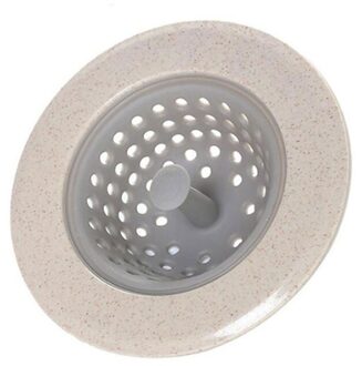 1Pcs Aanrecht Trechter Filter Badkamer Douche Vloer Badkamer Keuken Filter Anti-Blocking Afvoer Accessoires Aanrecht Beige