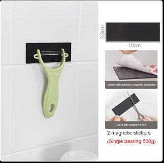 1Pcs Adhesive Magnetische Stickers Kan Worden Gesneden Sterke Lijm Stickers Zonder Perforatie Keuken Muur Magneet Stickers Haken 01