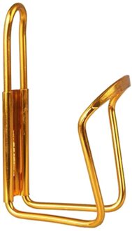 1Pcs Aluminium Mountain Fiets Dubbele Waterfleshouder Cage Rack Fietsen Houder Outdoor Fiets Fles Houder Accessoire goud