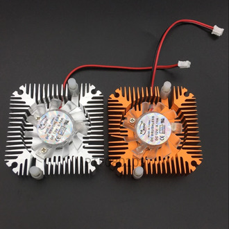 1pcs Aluminum Heatsink with fan for 5W/10W LED light Cooling Cooler DC12V