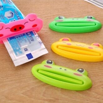 1Pcs Animal Tube Rolling Holder Squeezer Tandpasta Dispenser Plastic Druk Knijpen Clip Tool Thuis Badkamer Accessoires Willekeurige