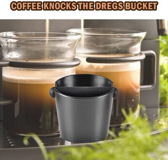 1Pcs Anti Slip Shock-Absorberende Espresso Koffie Klop Doos Koffie Grind Dump Bin Afvalbak Met Afneembare Klop bar Voor Barista