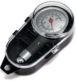 1Pcs Auto Bandenspanningsmeter Manometer Mini Dial Auto Hoge Precisie Luchtdruk Meter Tester Auto Diagnostische Reparatie Tool zwart