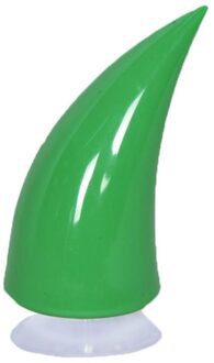 1Pcs Auto Motorhelm Duivel Hoorn Motocross Full Face Off Road Helm Decoratie Auto Accessorie Hoofddeksels Sucker Auto Styling groen