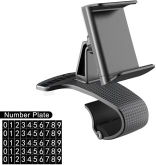 1Pcs Auto Tijdelijke Verhuizing Nummer Plaat Multifunctionele Mobiele Telefoon Houder Road Navigatie Instrument Panel Voertuig Auto Bracket