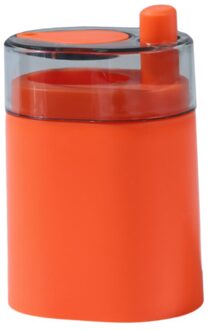 1Pcs Automatische Pop-Up Tandenstoker Houder Draagbare Tandenstoker Container Restaurant Huishoudelijke Tafel Tandenstoker Opbergdoos oranje