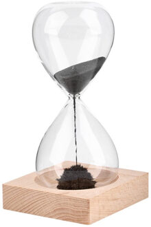 1Pcs Awaglass Handgeblazen Timer Klok Magneet Magnetische Zandloper Ampulheta Ambachten Zand Klok Zandloper Timer Home Decor