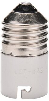 1Pcs B22 Om E27 Base Brandwerende Holder Adapter Converter Socket Change Led Licht Lamp