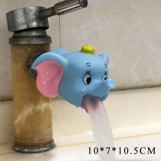 1Pcs Baby Hand Wassen Kraan Extender Leuke Patroon Animal Baby Water Tap Extender Baby Badkamer Baden Speelgoed olifant