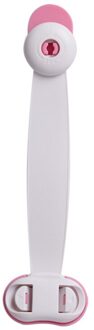 1PCS Baby Kind Veiligheidsslot Verlengen Ladekast Kast Strap Veiligheid Sloten Plastic Bescherming Zorg Sloten roze