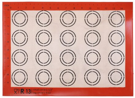 1Pcs Bakvormen Pastry Gereedschap Cake Cookie Macaron Bakvormen Kookgerei Siliconen Pad Sheet Rolling Deeg Mats Oven Schaal