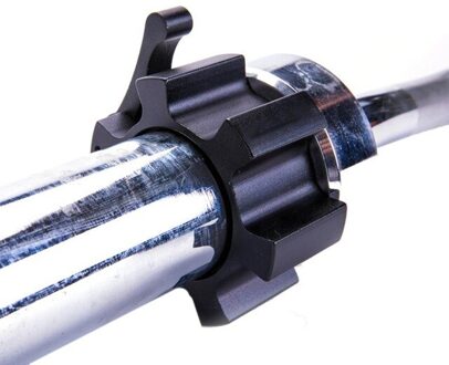 1Pcs Barbell Klem Olympische 50Mm Gewichtheffen Spin Lock Gym Gewichtheffen Bar Gym Halter Fitness Body Building zwart