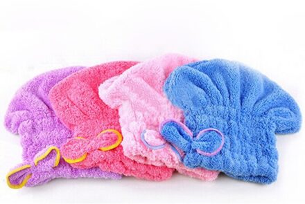 1Pcs Beauty Douche Baden Quick Dry Haardrooginrichtingen Hoed Cap Zwemmen Accessoires Bad Microfiber Stof Cap