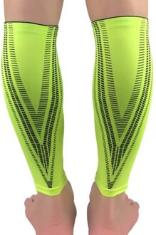 1Pcs Beenwarmers Voetbal Basketbal Sport Fiets Kalf Been Brace Ondersteuning Stretch Mouwen Compressie Oefening Leggings G / XL