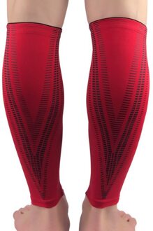 1Pcs Beenwarmers Voetbal Basketbal Sport Fiets Kalf Been Brace Ondersteuning Stretch Mouwen Compressie Oefening Leggings R / M