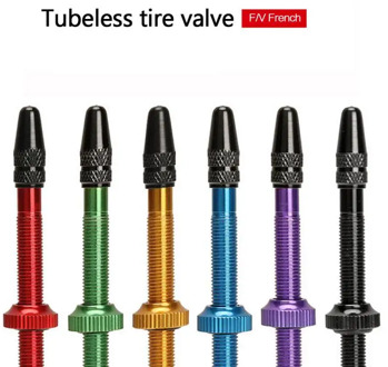 1pcs Bicycle 40/60mm Aluminum Presta Valve For Mountain Road Bicycle Tires Alloy Stem Tubeless MTB Accessories Vacuum Nozzle