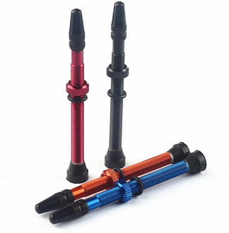 1PCS Bicycle 48mm 68mm Valve for Road MTB Bicycle Tubeless Tires Brass Core Alloy Stem Tubeless Sealant Compatible