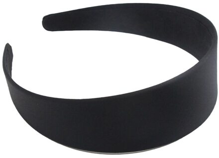 1Pcs Black Eenvoudige Brede Hoofdband 1.5 2 2.5 3 4Cm Meisje Vrouwen Diy Sieraden Materiaal Doek Hoofdband Semi-Afgewerkte Haar Acce zwart E