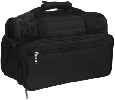 1Pcs Black Hairdressing Bag Large Capacity Hair Stylist Cosmetic Organizer Grooming Toiletry Travel Toiletry Travel Bag