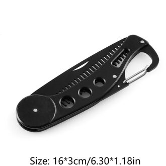 1Pcs Black Roestvrij Staal Vouwen Kam Voor Mannen Anti Statische Snor Kam Kappers Styling Baard Kam