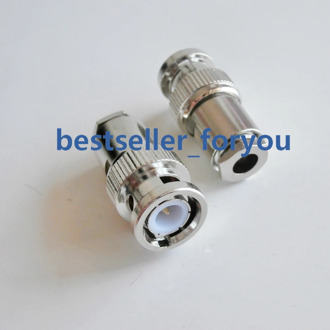 1Pcs BNC Male Clamp Solder Connector for LMR-195 RG58 RG142 RG400 RG223 Cable