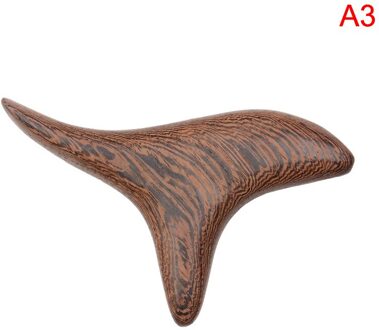 1Pcs Body Neck Relax Bloedcirculatie Houten Massager Driehoek Trigeminus Geurige Hout Reflexologie Guasha Tool Spa Therapie 3