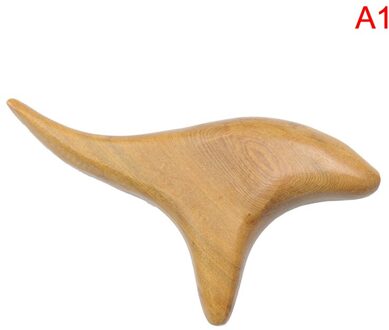 1Pcs Body Neck Relax Bloedcirculatie Houten Massager Driehoek Trigeminus Geurige Hout Reflexologie Guasha Tool Spa Therapie 5