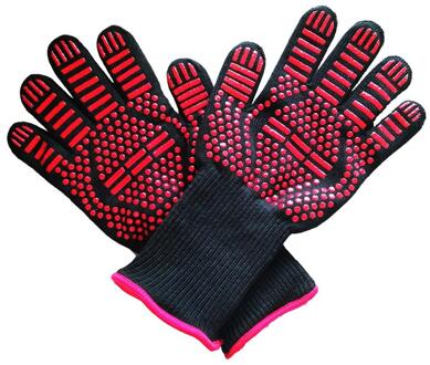 1Pcs Brandwerende Handschoenen Barbeque Kevlar 500 Graden Bbq Vlamvertragende Brandwerende Oven Handschoenen Voor Warmte-isolatie Magnetron